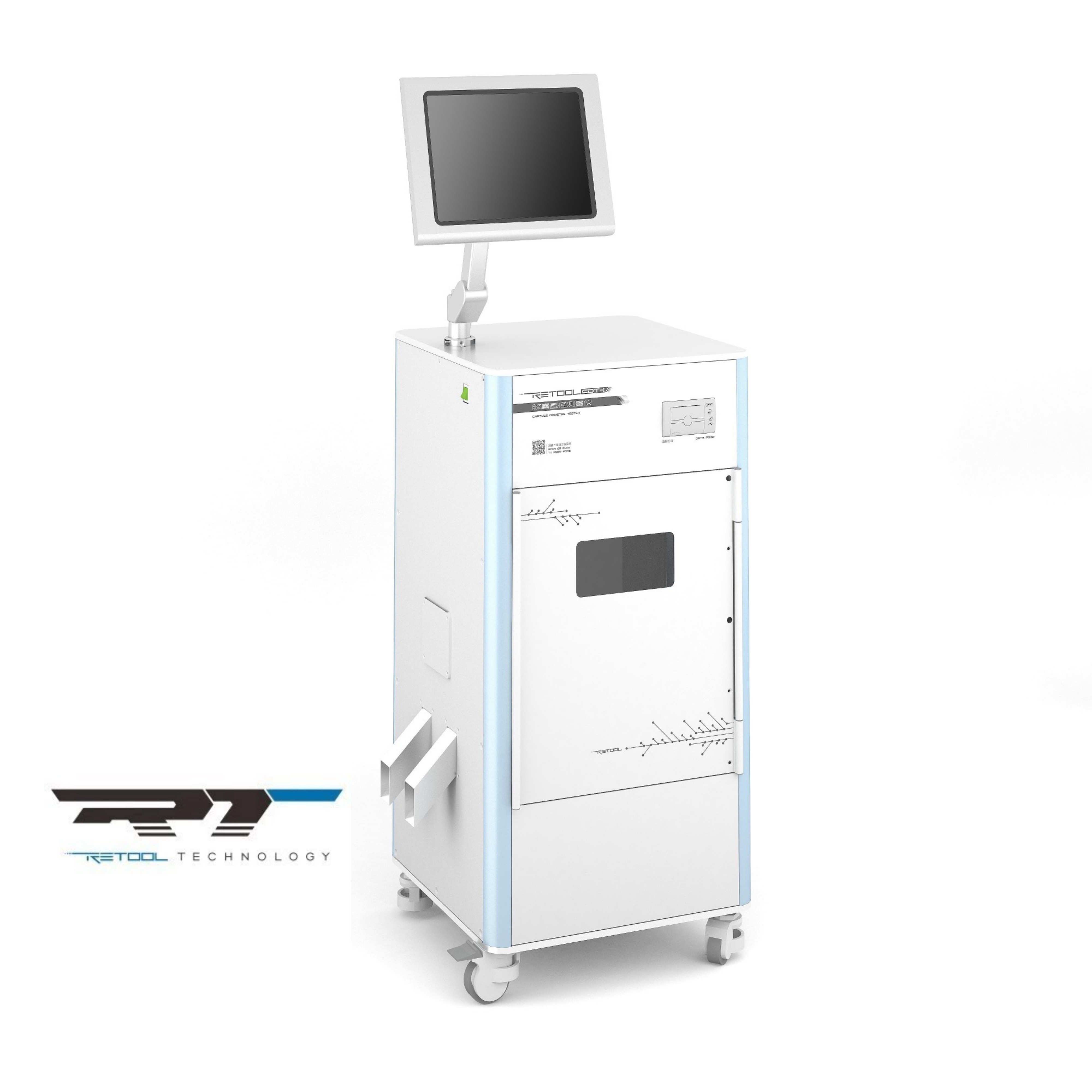 Éliminez automatiquement les produits non qualifiés filtrent l'OEM de Rod Machine Capsule Roundness Tester